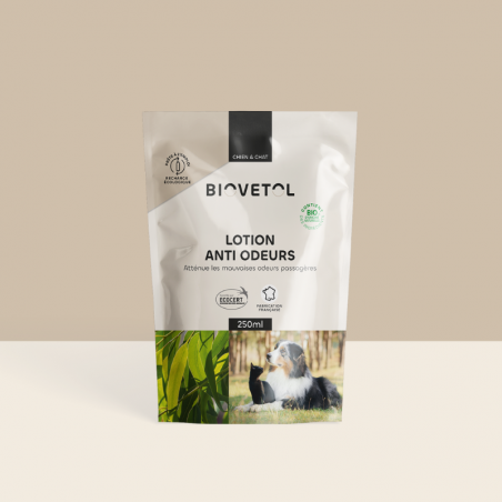 Recharge Lotion Anti-Odeurs pour Chien et Chat bio
