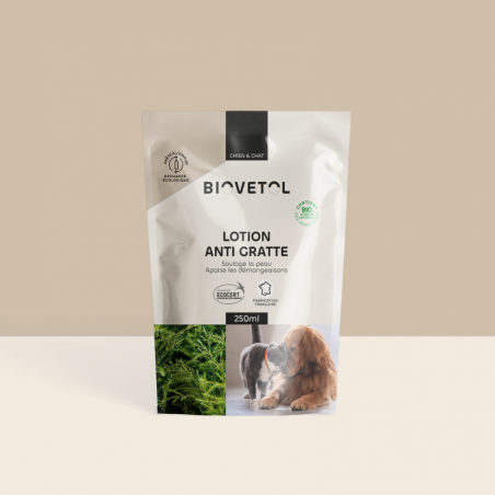 Recharge Lotion Anti-Démangeaisons pour Chien et Chat bio