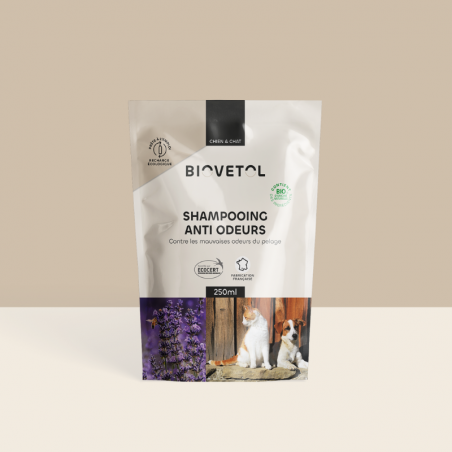 Recharge Shampooing Anti-Odeurs pour Chien et Chat bio