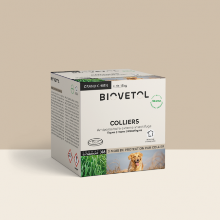 6 Colliers insectifuges - Grand Chien