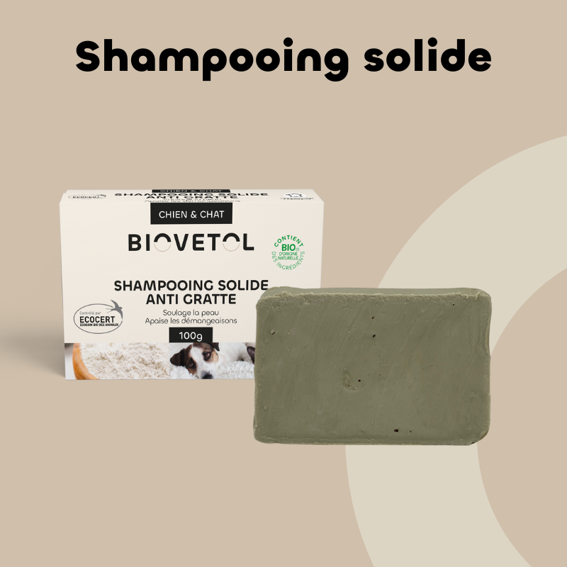Shampooing Solide Anti-Démangeaisons pour Chien et Chat produit