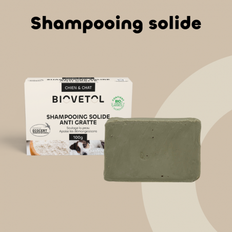 Shampooing Solide Anti-Démangeaisons pour Chien et Chat produit