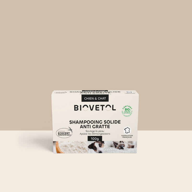 Shampooing Solide Anti-Démangeaisons pour Chien et Chat