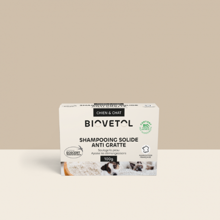 Shampooing Solide Anti-Démangeaisons pour Chien et Chat