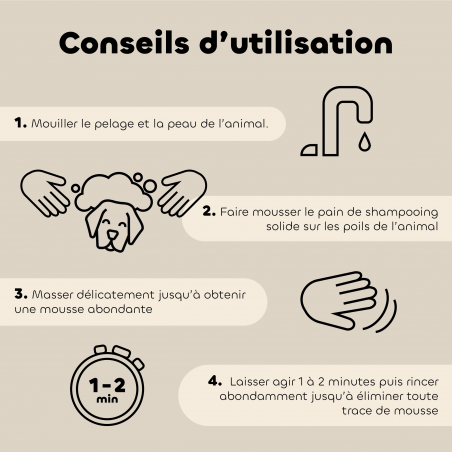 Shampooing solide Anti-Insectes bio conseil d'utilisation