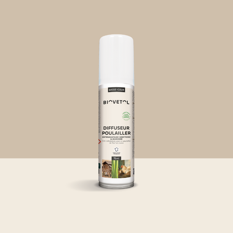 Diffuseur Anti-Poux et Anti-Acariens pour Poulailler 75ml