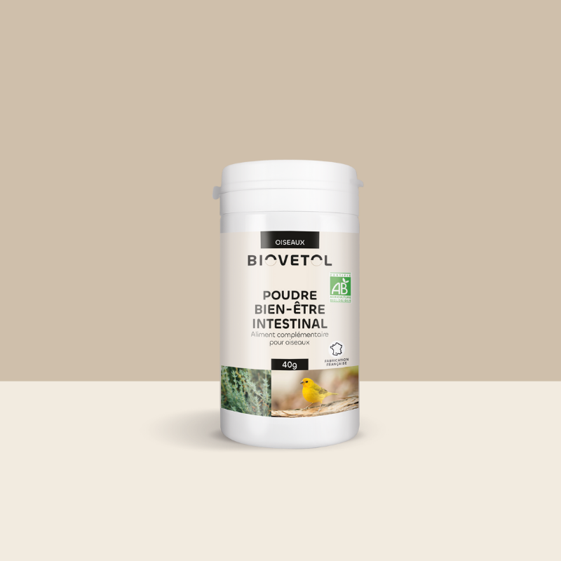 Poudre Bien-Être Intestinal pour Oiseaux bio