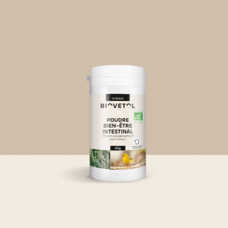 Poudre Bien-Être Intestinal pour Oiseaux bio