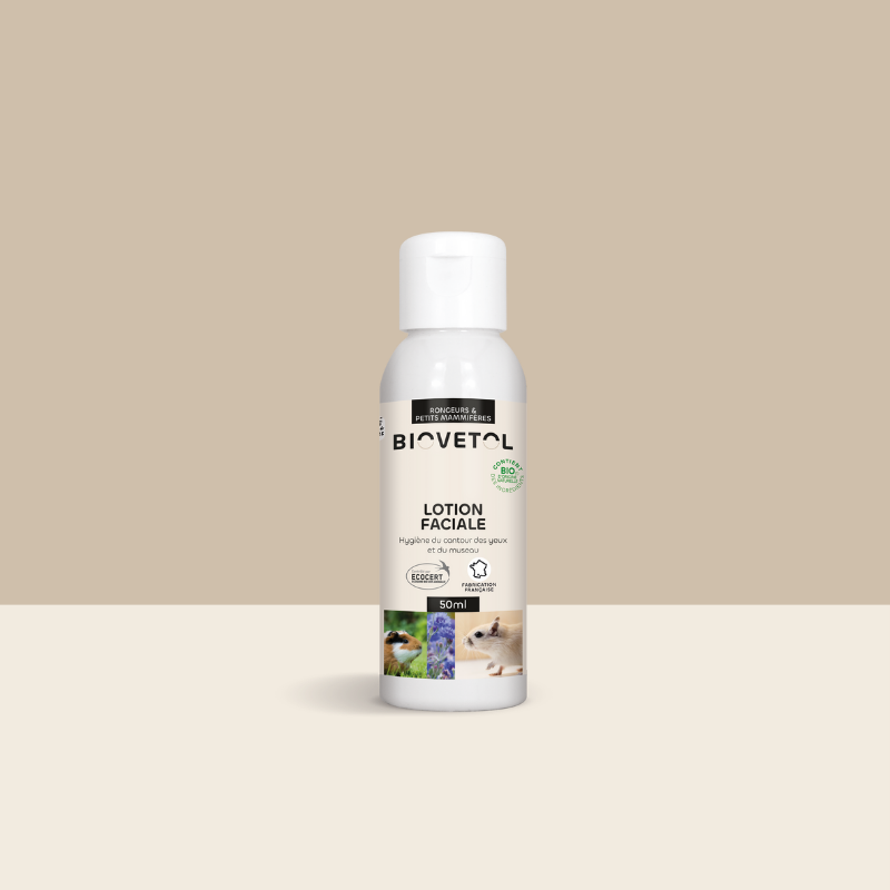 Lotion Nettoyante pour le Contour des Yeux et du Museau Bio* – Rongeurs