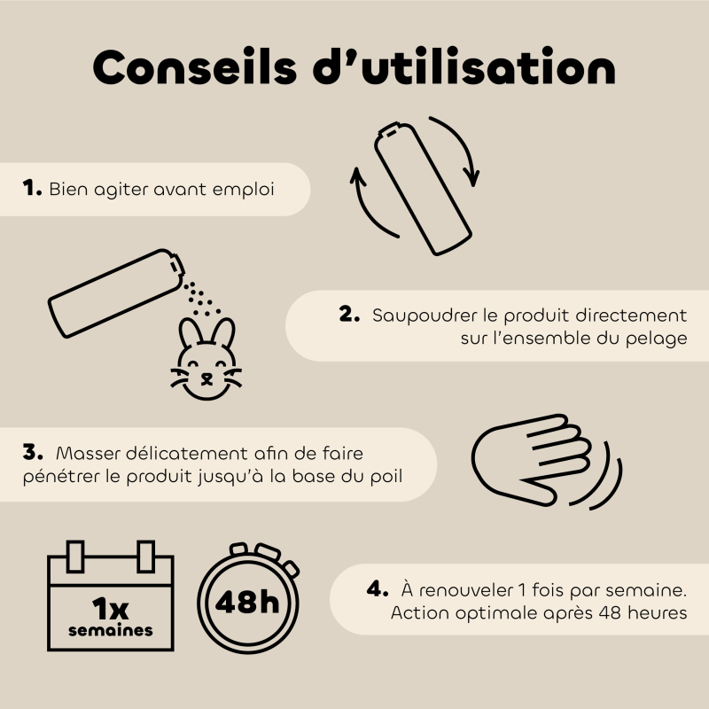 Poudre anti-insectes rongeurs et petits mammifères bio conseils d'utilisation