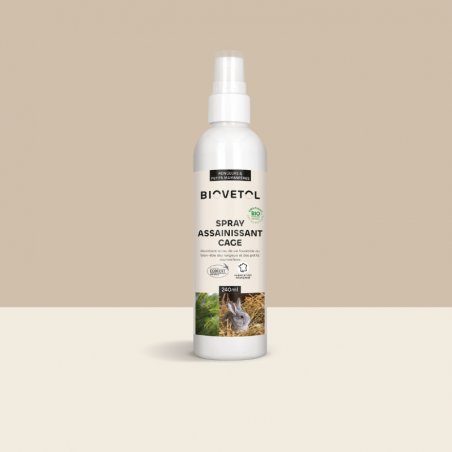 Spray Hygiène & Fraîcheur pour Cage – Rongeurs & Petits Mammifères bio