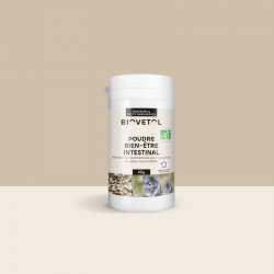 Poudre Bien-Être Intestinal pour Rongeurs et Petits Mammifères bio