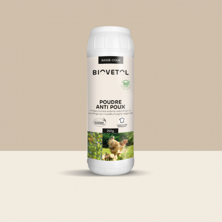 Poudre Anti-Poux et Anti-Acariens pour Poules bio