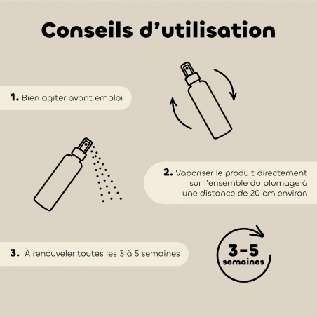 Lotion Anti-Poux et Anti-Acariens pour Poules bio conseils d'utilisation