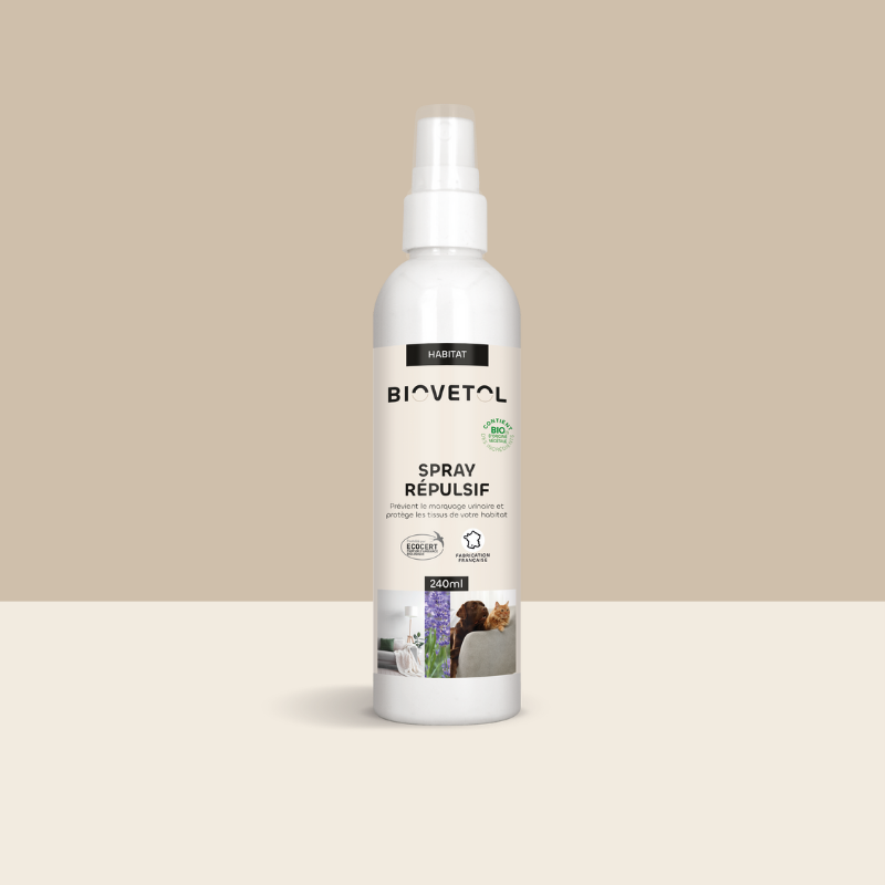 Spray Répulsif Chien & Chat bio 240ml
