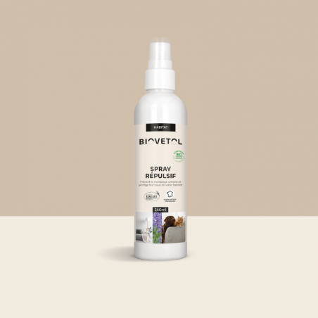 Spray Répulsif Chien & Chat bio 240ml