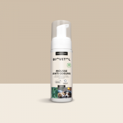 Shampooing Sec Anti-Odeurs pour Chien et Chat – Mousse Sans Rinçage bio