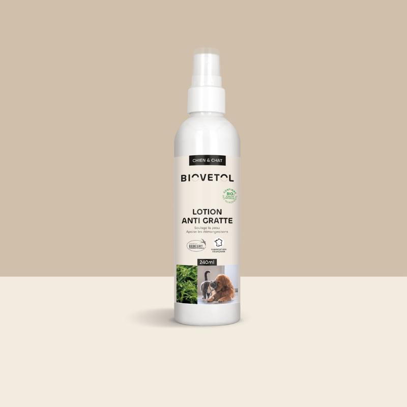 Lotion Anti-Démangeaisons pour Chien et Chat bio