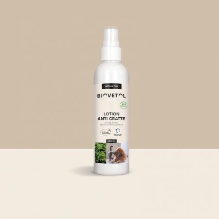 Lotion Anti-Démangeaisons pour Chien et Chat bio