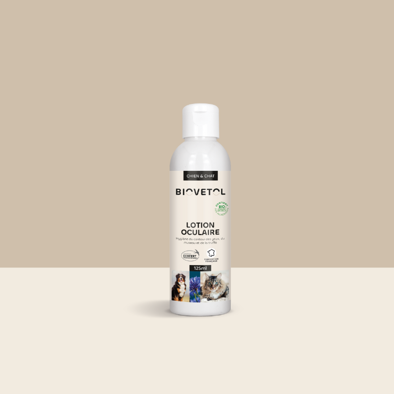 Lotion Nettoyante Contour des Yeux pour Chien et Chat