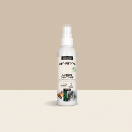 Lotion Dentaire pour Chien et Chat – Anti-tartre et mauvaise haleine bio