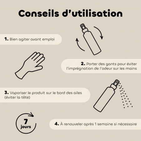 Lotion Anti-Picage pour Poules conseils d'utilisation