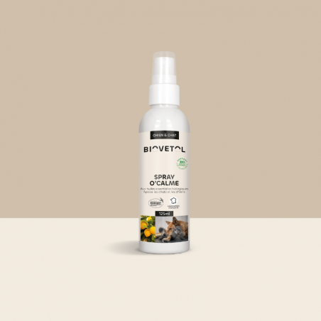 Spray O'Calme Apaisant pour Chien et Chat bio