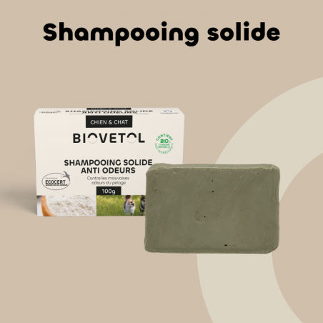 Pack Shampooing solide anti-odeurs et sa boite (couleur aléatoire)