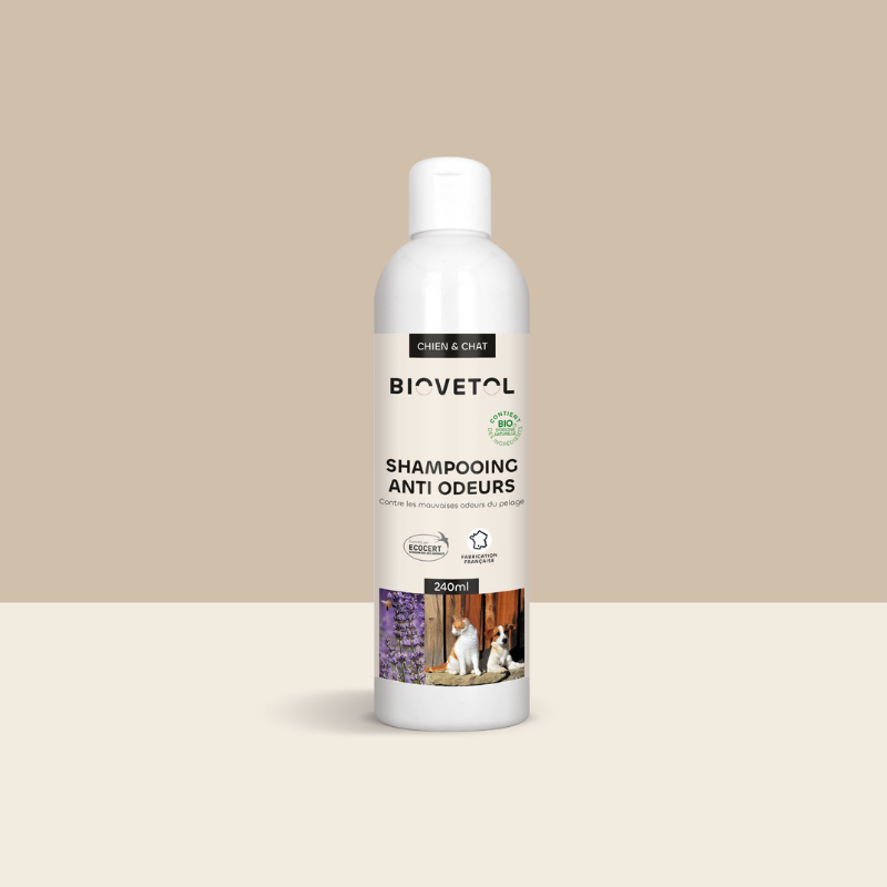 Shampooing Anti-Odeur pour Chien & Chat Bio