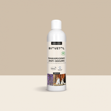 Shampooing Anti-Odeur pour Chien & Chat Bio