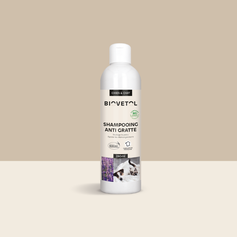 Shampooing Anti-Démangeaisons pour Chien et Chat bio