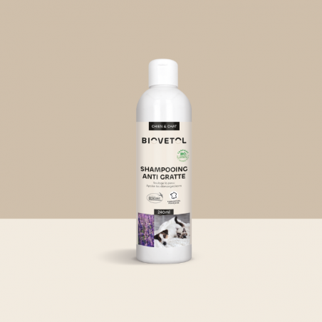 Shampooing Anti-Démangeaisons pour Chien et Chat bio