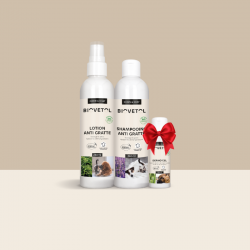 Pack Démangeaisons BIOVETOL – 3 soins apaisants pour chien et chat