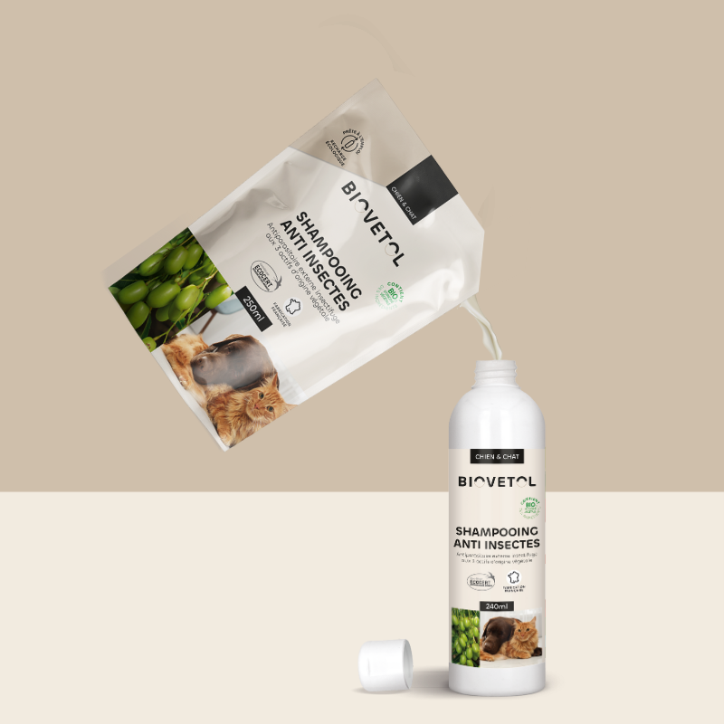 Pack Shampooing anti-insectes + recharge remplissage