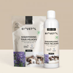 Pack Shampooing Tous Pelages Chien & Chat + Recharge BIO