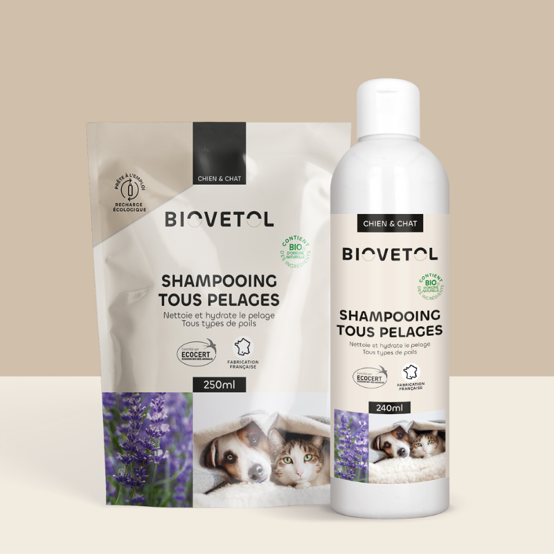 Pack shampooing Tous pelages + recharge