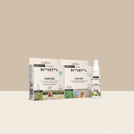 Pack antiparasitaire Moyen chien