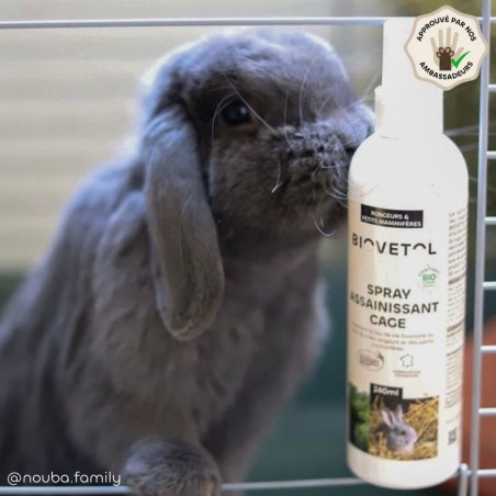Spray Assainissant Anti-Parasites pour Cage – Rongeurs & Petits Mammifères produit