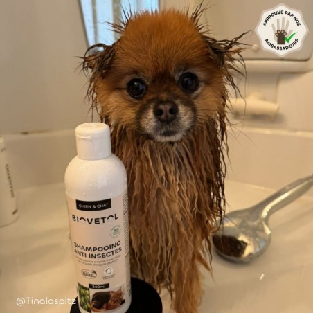Shampooing anti-insectes chien et chat | Biovetol