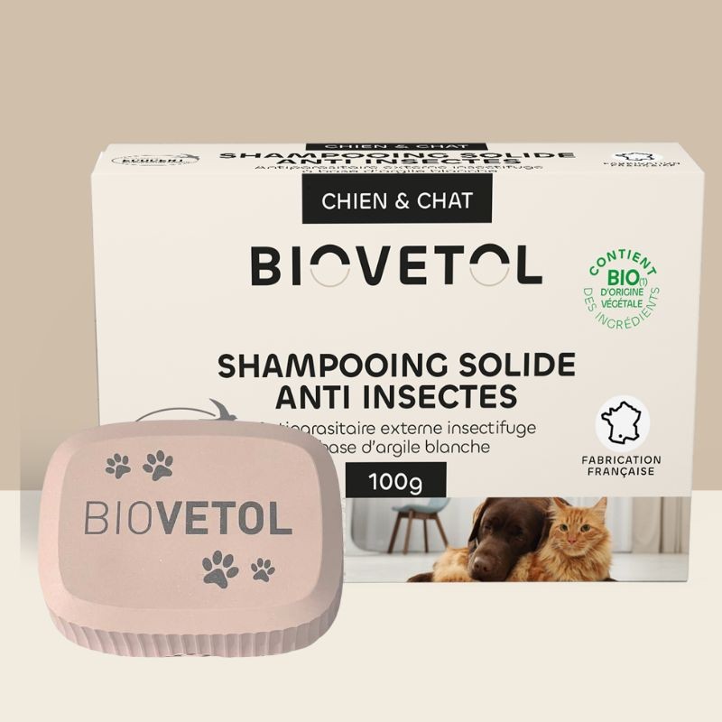 Pack Shampooing solide anti-insectes et sa boite