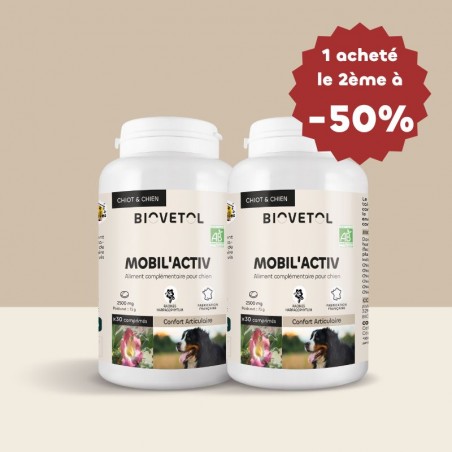 Biovetol Probiotiques bio REGUL’TRANSIT chien -10kg