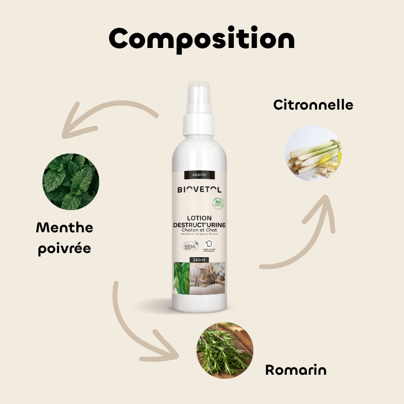 Destruct’Urine Chaton & Chat bio composition