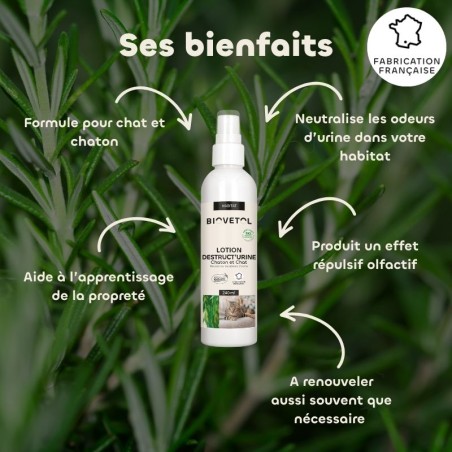Destruct’Urine Chaton & Chat bio bienfaits