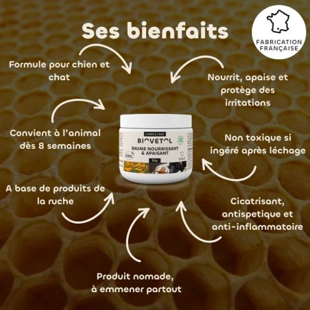Baume Apaisant pour Chien et Chat bio – Peau irritée et démangeaisons bienfaits