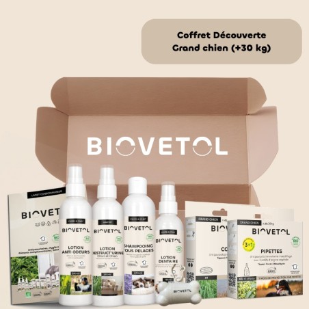 Coffret Grand Chien BIOVETOL – Kit de Soins et d’Hygiène