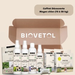 Coffret Moyen Chien BIOVETOL – Kit de Soins et d’Hygiène