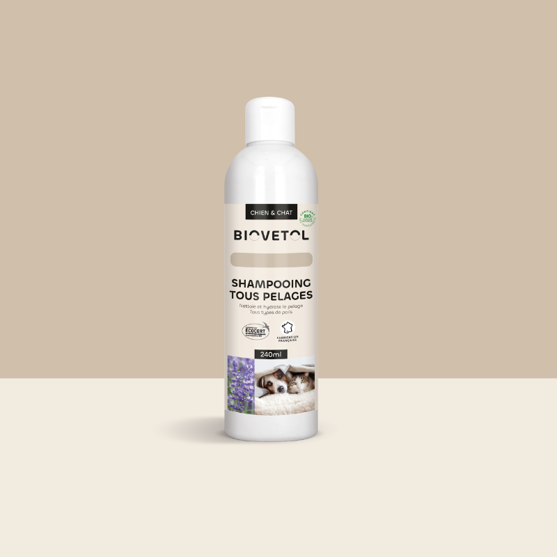 Shampooing Tous Pelages BIO Personnalisé pour Chien et Chat