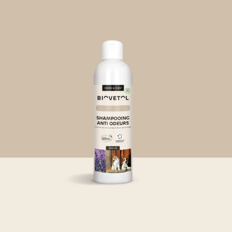 Shampooing Anti-Odeurs BIO Personnalisé pour Chien et Chat