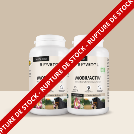 Biovetol Probiotiques bio REGUL’TRANSIT chien -10kg