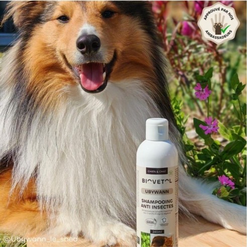 Biovetol - Shampooing antiparasitaire chien et chat bio